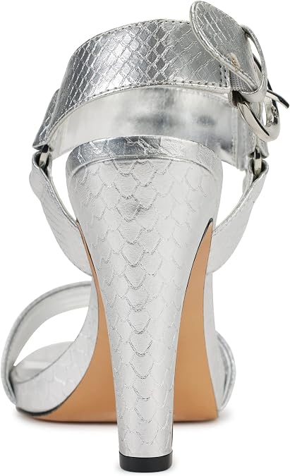 KARL LAGERFELD Women's Leather Cieone Heeled Open-Toe Sandal
