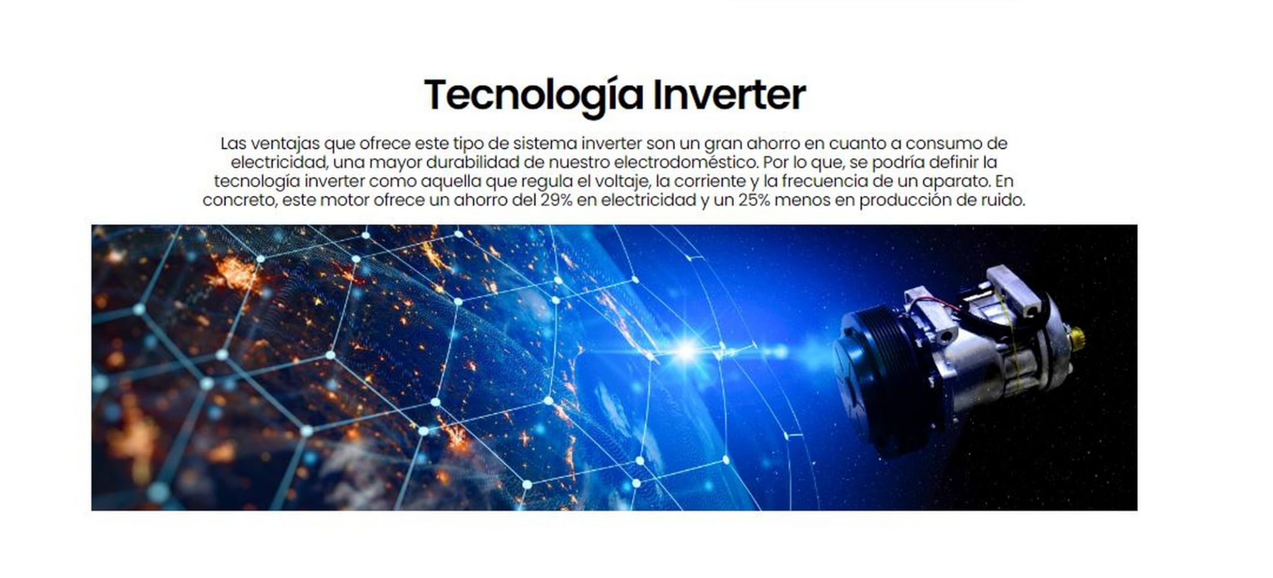 INFINITON Frigorifico Americano SBS-506A77XEM, 505 Litros, 177 cm de Altura, Inverter, Tecnología No Frost TotalFast Cooling y Fast Freezing, Función Eco, E, Inox