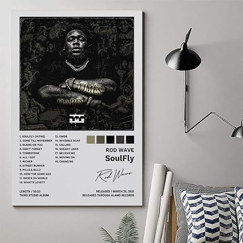 Miniatura 6 de JINZE Póster de barra con diseño de onda, diseño de alma, póster, pintura decorativa, lienzo, pósteres de pared e impresión artística moderna para