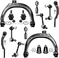 Vista 84 de Detroit Axle - Kit de suspensión frontal de 15 piezas para Jeep Grand Cherokee 99-04 1999 2000 2001 2002 2003 2004, brazos de control superior e