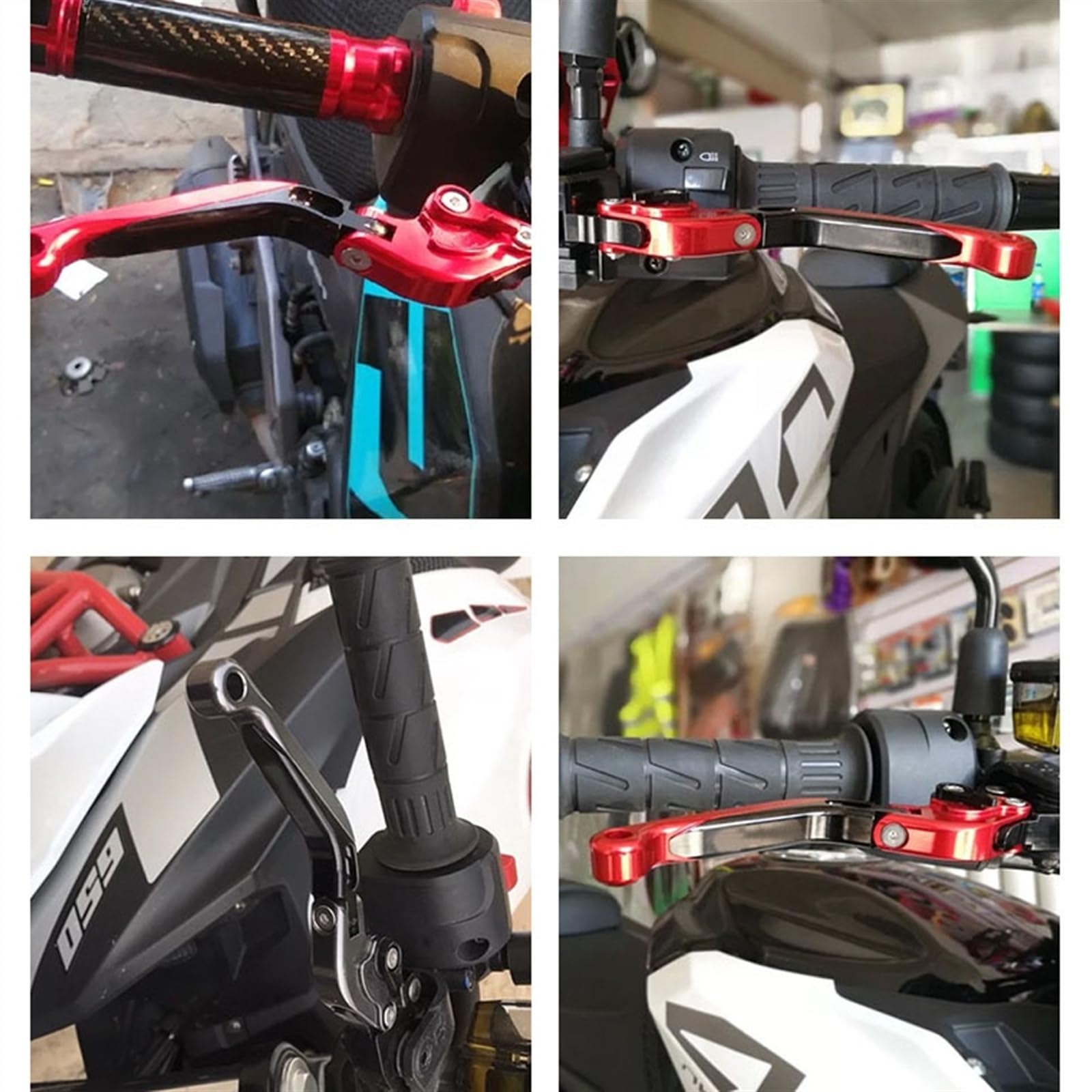Accesorios for Motocicletas Palanca de Embrague de Freno CNC palancas Extensibles Plegables Ajustables for Zontes G1-125 ZT125-U 125 U1 125 U125