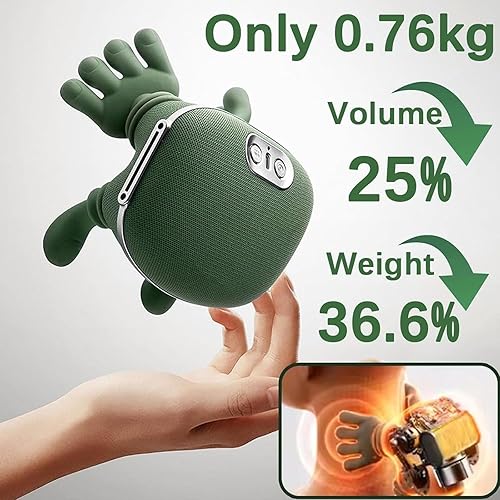 Miniatura 4 de Siaasoo - Masajeadores de cuello con dedos, N7 para manos profesionales de cuello y hombro, masajeador de manos reales Handiva, masajeador eléctrico