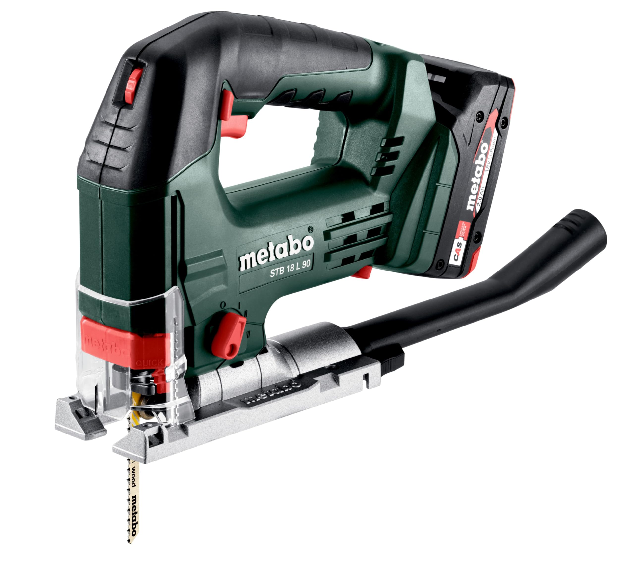 METABO MÁQUINAS 601048840 Sierras CALAR Z bateriami 18 V STB 18 L 90 Sprzęt, Inne narzędzia, Wielokolorowy