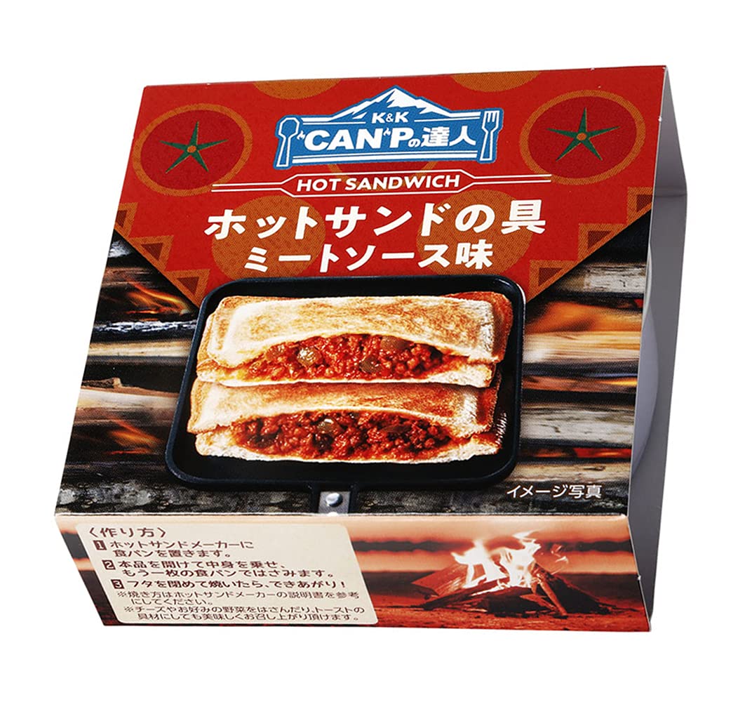 Amazon | K&K ''CAN'Pの達人 ホットサンドの具 ミートソース味 70g×3個