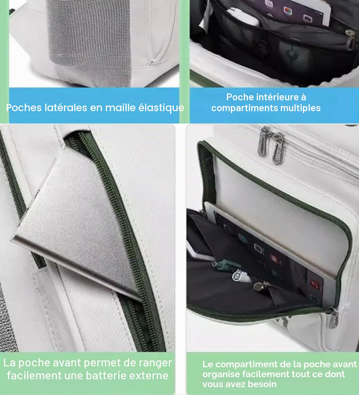 YONEX Sac à dos de sport de grande capacité, sac à raquettes multi-compartiments pour badminton et tennis, compartiment séparé pour chaussures.