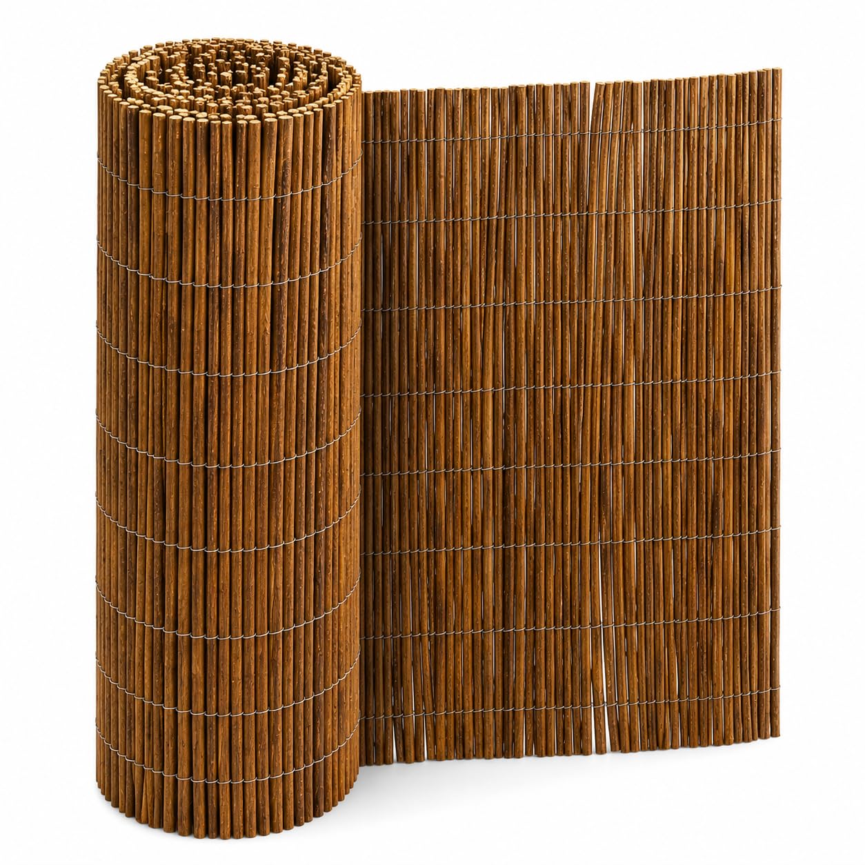 Havenura Willow Fence, Garden Fence Panel Screening Roll, Privacy Border Wind & Sun Protection. (1.5x04M)