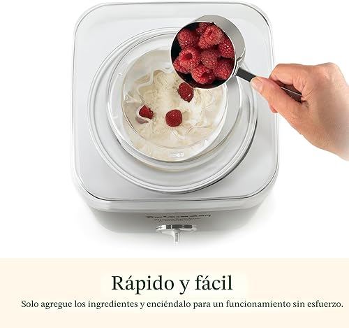 Miniatura 5 de Cuisinart Máquina para hacer helados, máquina de helado de 2 cuartos, máquina de sorbete y yogur congelado, tazón de congelador totalmente