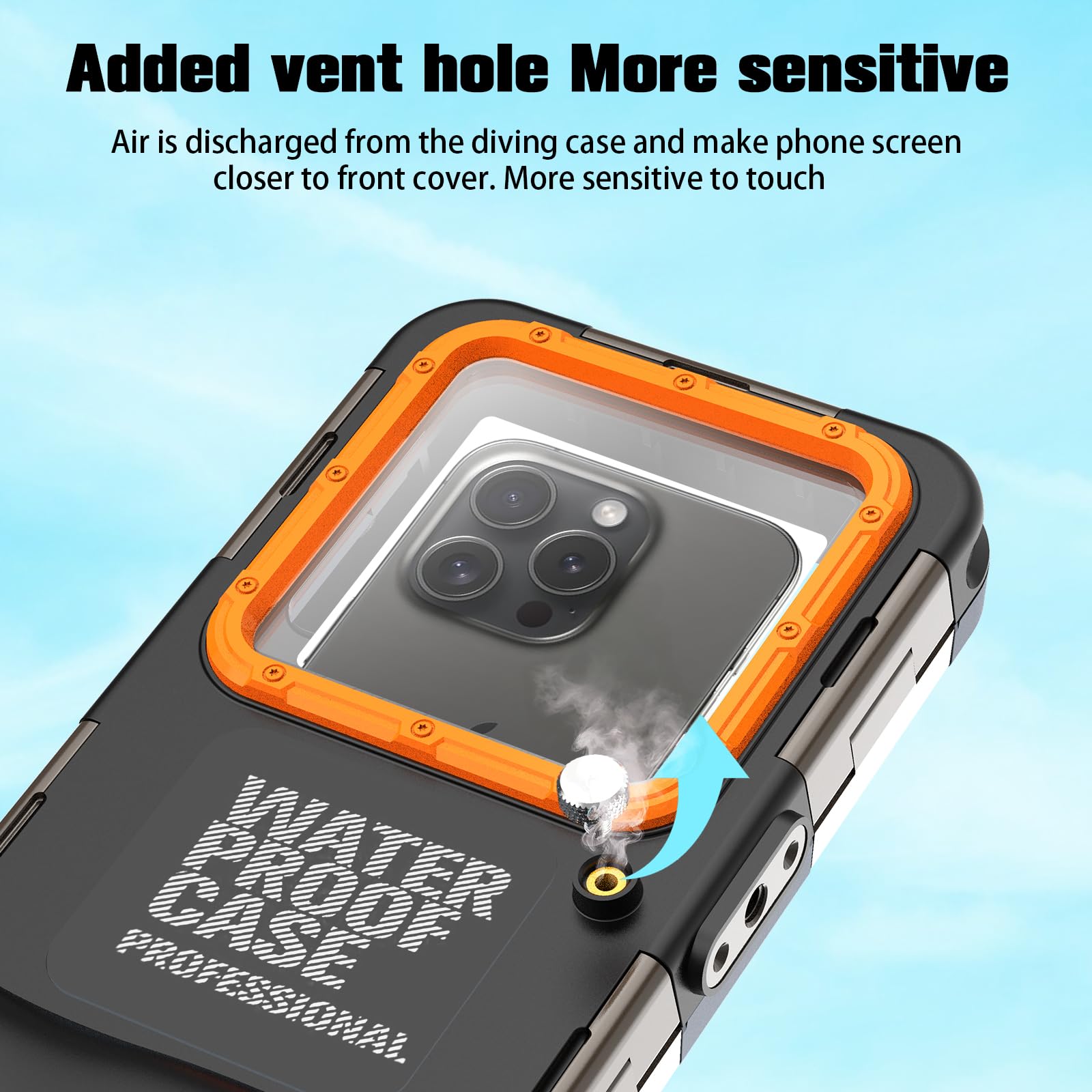Custodia Impermeabile Smartphone IPX8 Porta Custodia Cellulare Impermeabile Universale Custodia Subacquea Sacchetto per iPhone 17 Air 16e 13 14 15 16 17 Pro 13 14 15 16 Plus 13 14 15 16 17 Pro Max