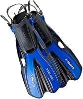 Vista 1 de HEAD Mares Volo One - Aletas de esnórquel ajustables, color azul, talla M/L