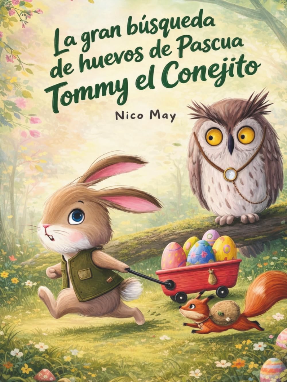 La gran búsqueda de huevos de Pascua de Tommy el Conejito: Un cuento para primeros lectores sobre la paciencia, la planificación y la magia de la Pascua