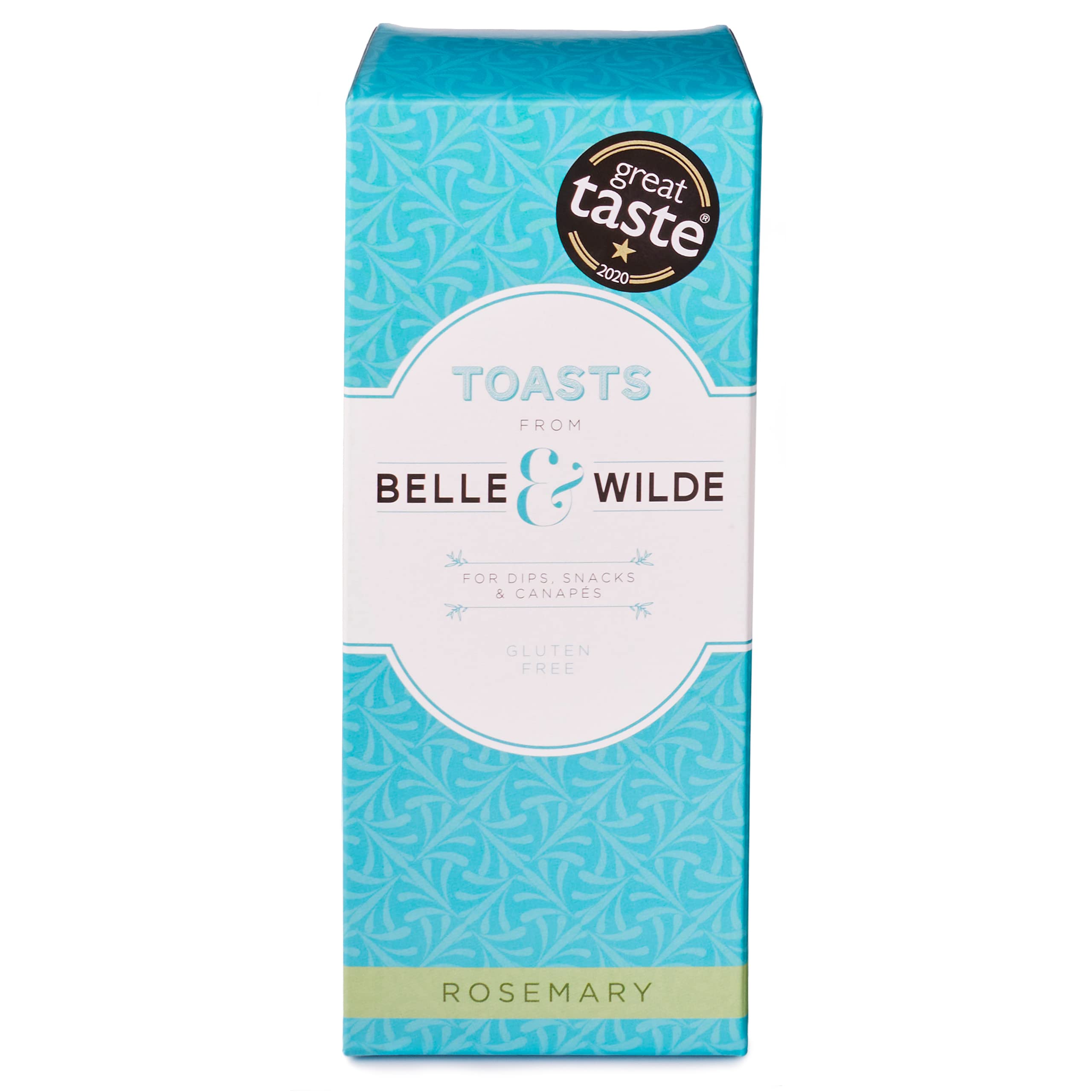 BELLE & WILDERosemary Artisan Toasts | Handcrafted, With No Preservatives, Suitable For Vegetarians & 100% Gluten Free | Perfect With Cheese, Dips & Pâtés