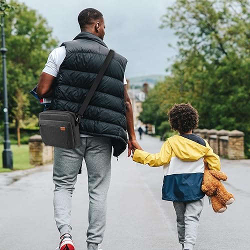 Miniatura 3 de Bolsa de manga para tableta, bolsa de hombro diaria de 11 pulgadas para tableta, bolsa cruzada impermeable con organización inteligente para