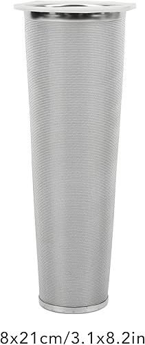Miniatura 10 de Filtro de café frío de acero inoxidable 304, infusor de café para tarro Mason de boca ancha, filtro de cono con círculo de goma blanca, colador de