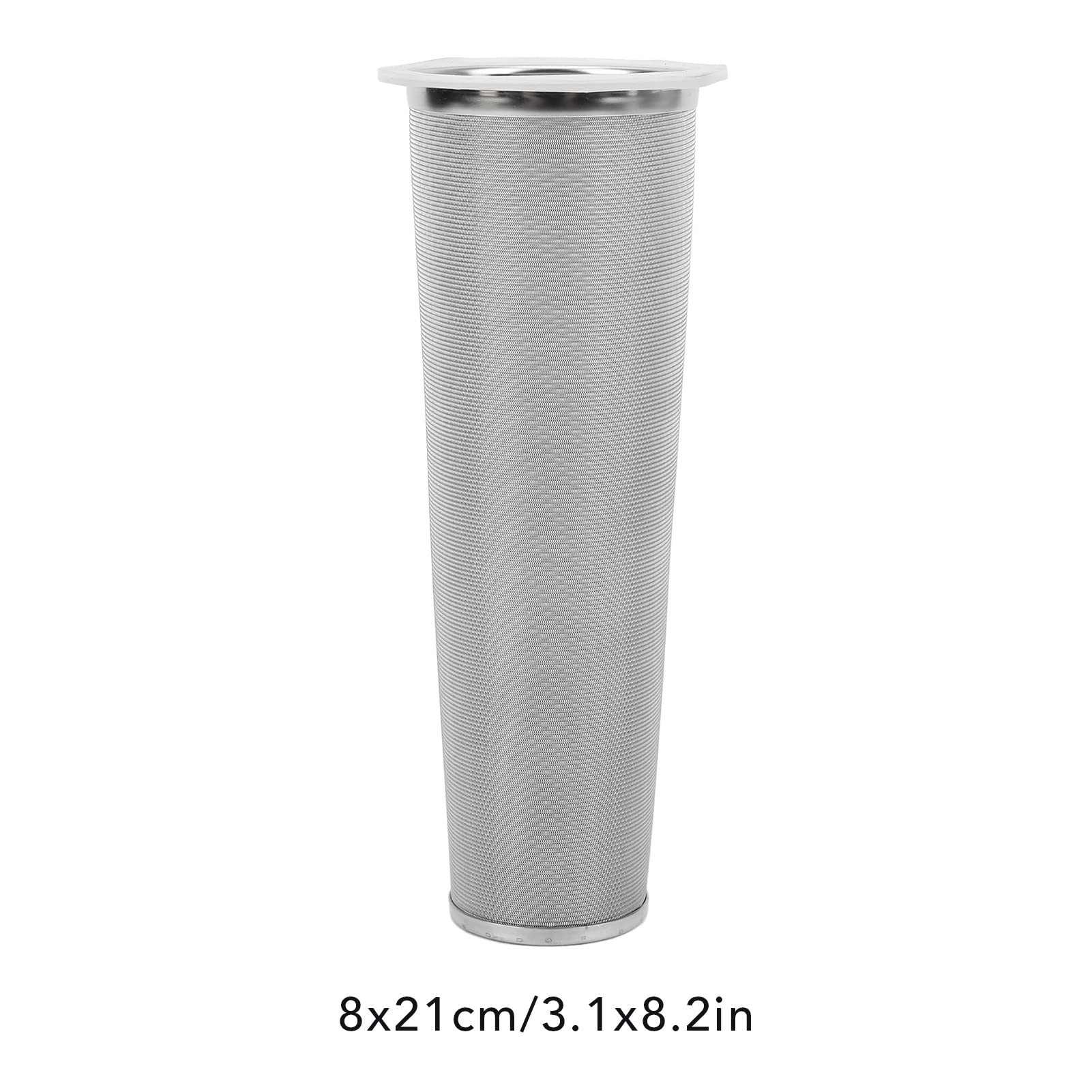 Wakects Zaparzacz do Kawy, Filtr do Kawy Stożkowy ze Stali Nierdzewnej 304, Sprzęt Zimnego Parzenia Domowego Warzenia (8 * 21cm)