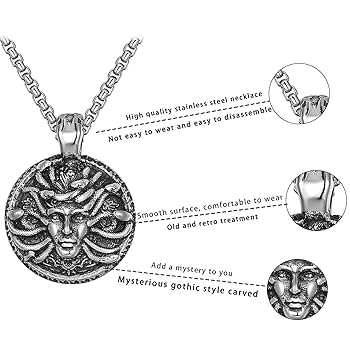 Amazon.co.jp: 古代ギリシャ神話スネークヘッドメデューサメンズ