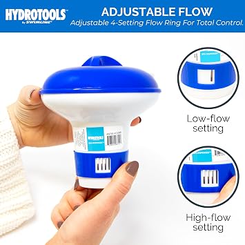 SWIMLINE | Floating Pool Chlorine Tablet Dispenser | Mini Spa | 1 Tablets