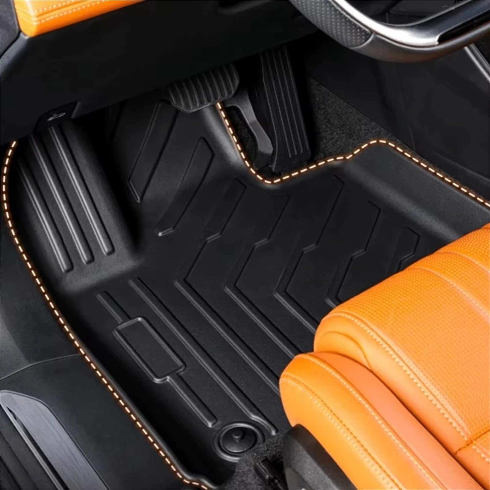 Alfombrillas para CHANGAN para DEEPAL S05 2025 2026 TPE Alfombrillas Suelo Revestimiento Carga Revestimientos Todo Tipo Clima Alfombrilla Maletero Respaldo Bota Esterillas(3PCS Floor Mats)