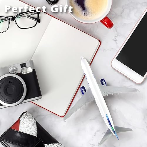 Miniatura 6 de Lose Fun Park Avión modelo modelo a escala 1300 aviones fundidos a presión Jet Blue 737 Airlines modelo avión para colecciones y regalos