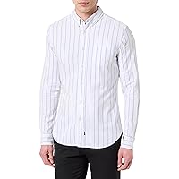 Dockers Camicia da Uomo Elasticizzata Oxford, MOSELY Vista Blue