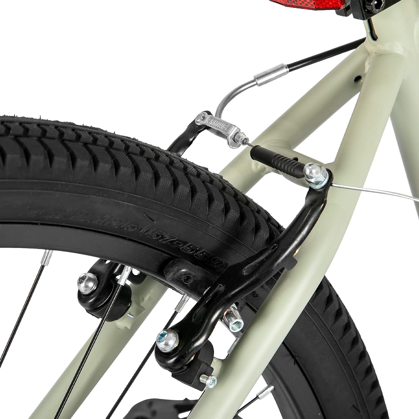 Hiland Carriola Freestyle per bambini 24/26" a 2 sezioni con catena in acciaio, freno a mano singolo, colore/blu/grigio