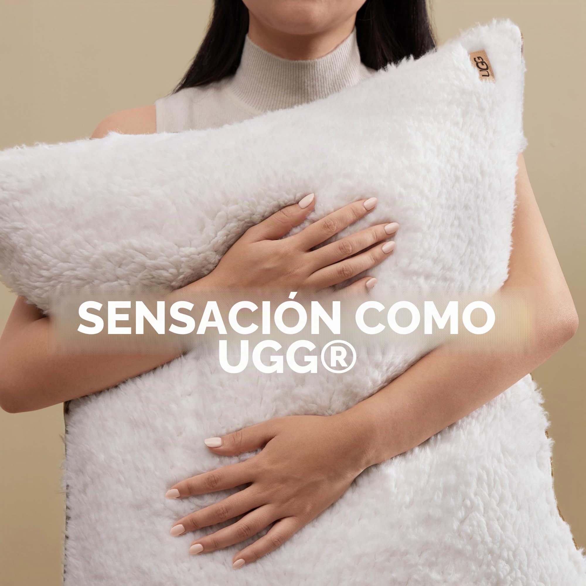 UGG - Juego de edredón Blissful - Ropa de Cama Suave y acogedora - Edredón Reversible y Fundas de Almohada - Juego de tamaño King - Detalles de Dormitorio - Sello