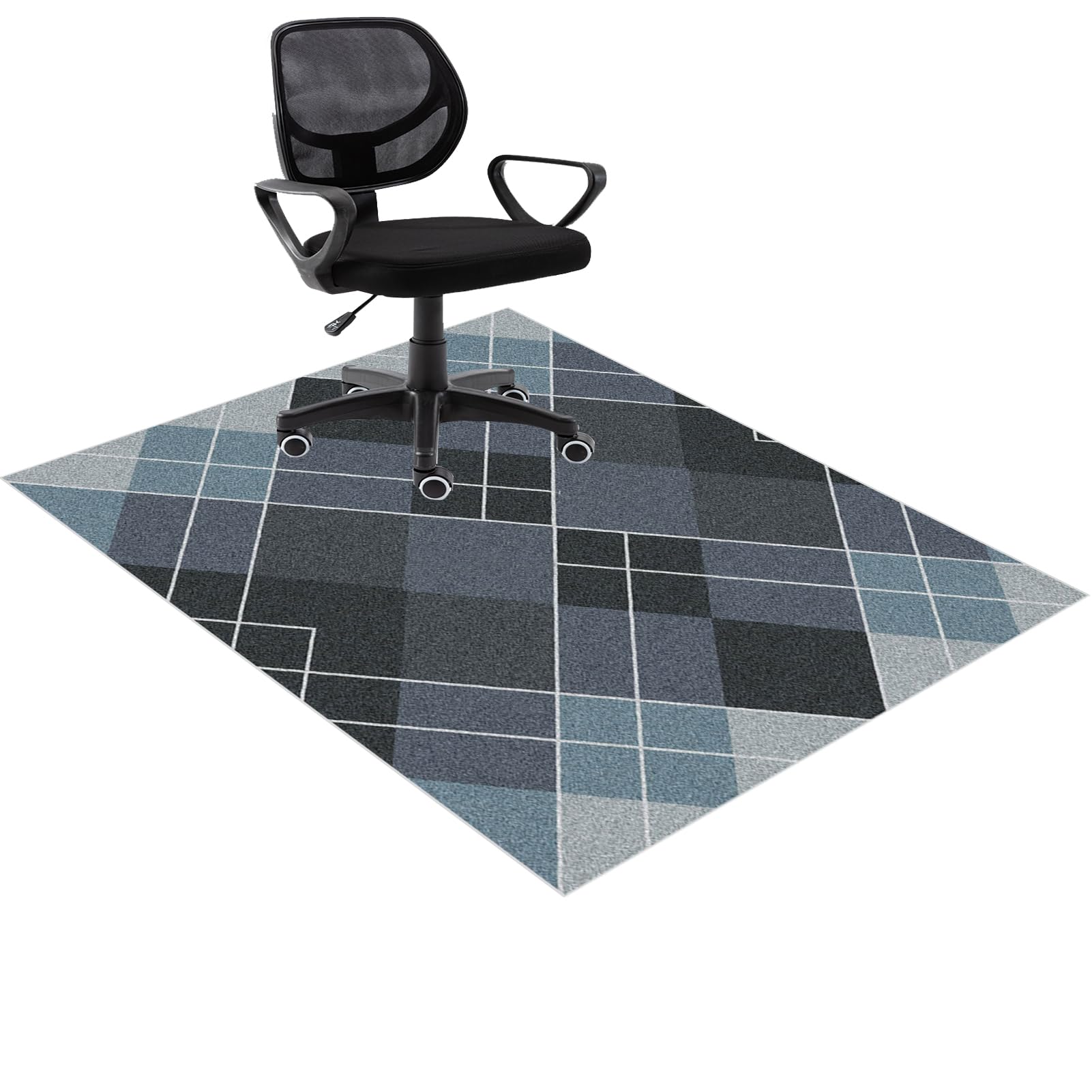 Wuzqju Office Carpet Protector 70 x 100 cm Chair Mat Non-Slip Protective Office Chair Mat for Hardwood Floor Carpet Chair Mats Office Chair Mats Gaming Chair Mat for Tile Laminate Rolling Chair — image 1