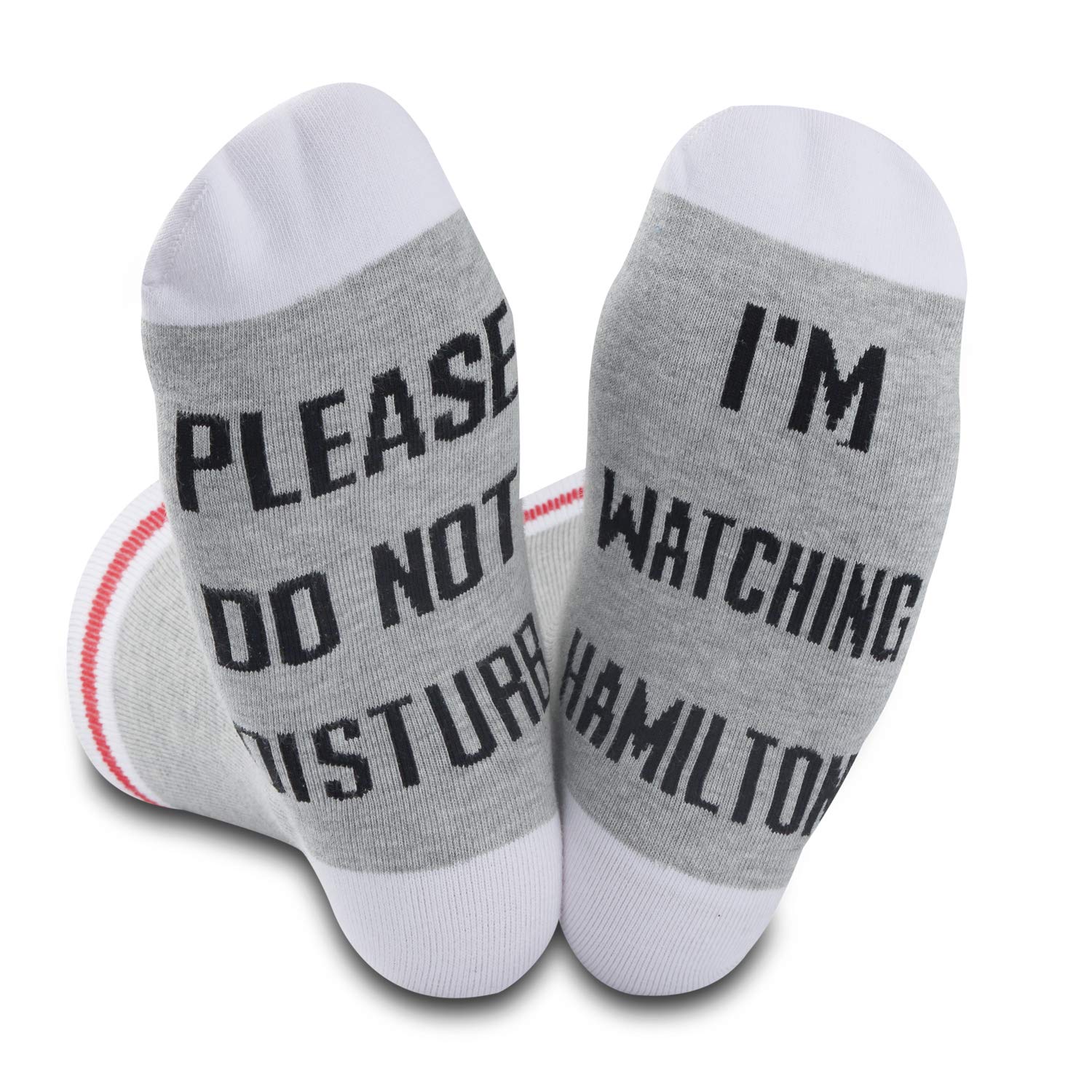 Jtouk Men's I’m Watching Hamilton The Broadway Musical Hamilton Inspired Socks Theatre Lover Gift Novelty Socks (I’m Watching Hamilton)