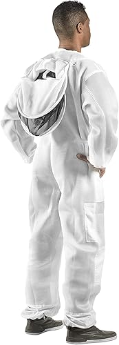 Miniatura 4 de Bees & Co Traje de apicultor ultraligero U83 con velo redondo