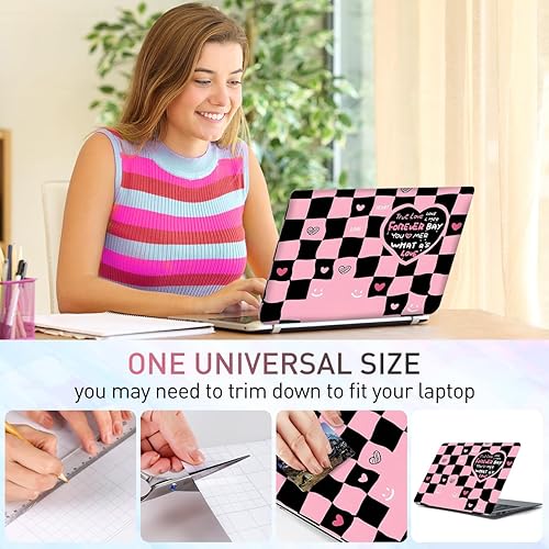 Miniatura 127 de Adhesivo para laptop de 12.1-15.6 pulgadas, calcomanía reutilizable universal de vinilo para laptop, protector de arte impermeable en color panal
