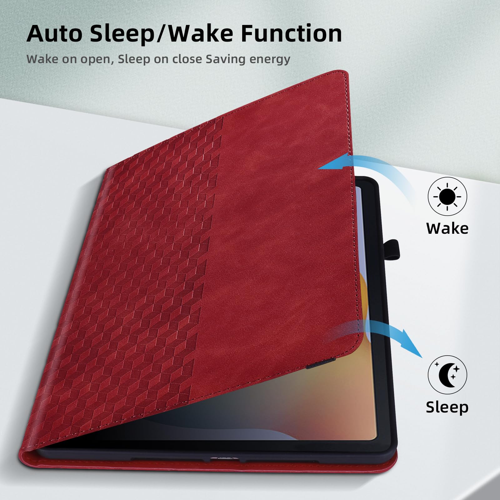 Case for Honor Pad X8a 11 Inch Tablet 2024 Protective Case Premium Leather Folio Smart Case with Auto Sleep/Wake Pen Holder Card Slot for Honor Pad X8a- Dark Green — view 173