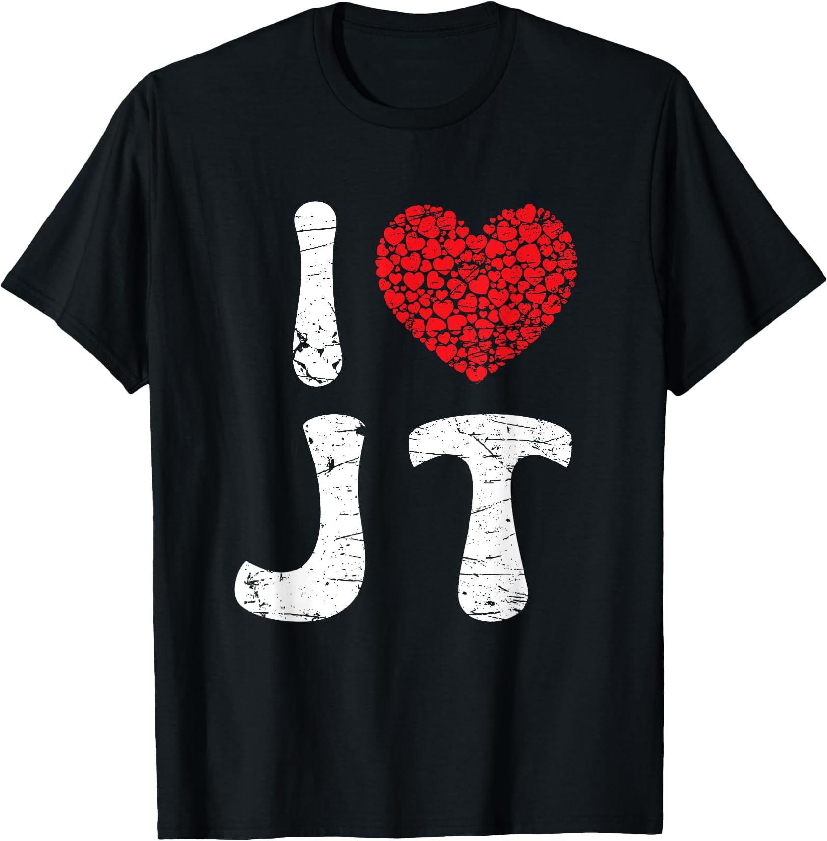 I Love JT Heart First Name JT Vintage T-Shirt