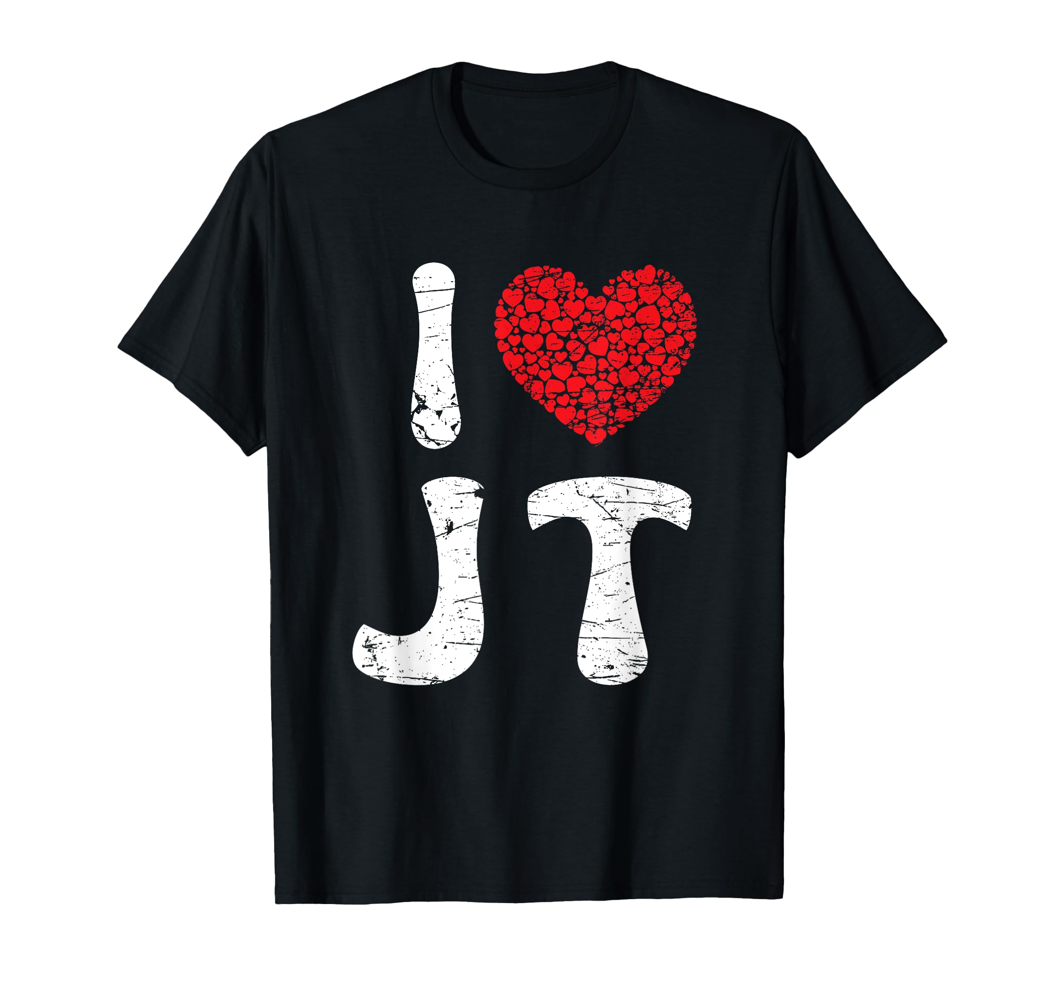 I Love JT Heart First Name JT Vintage T-Shirt