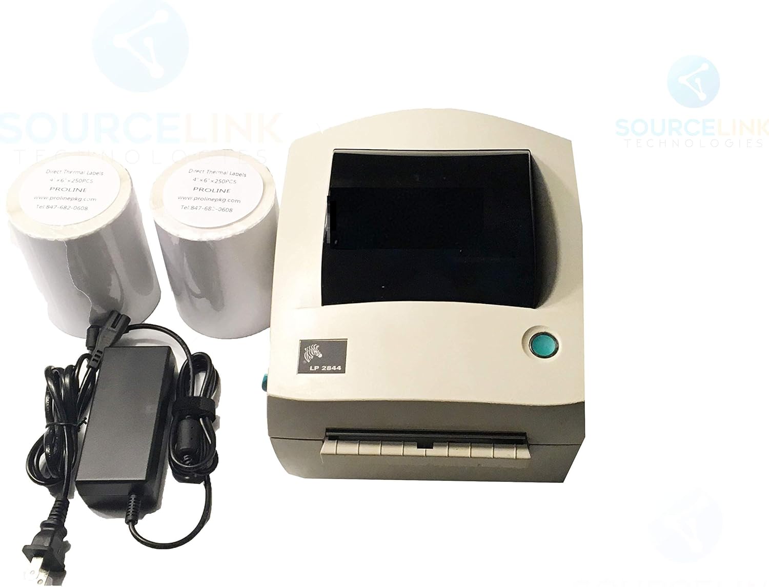 Zebra LP2844-Z 284Z-20301-0001 Direct Thermal Barcode Label Printer Parallel USB (Renewed)