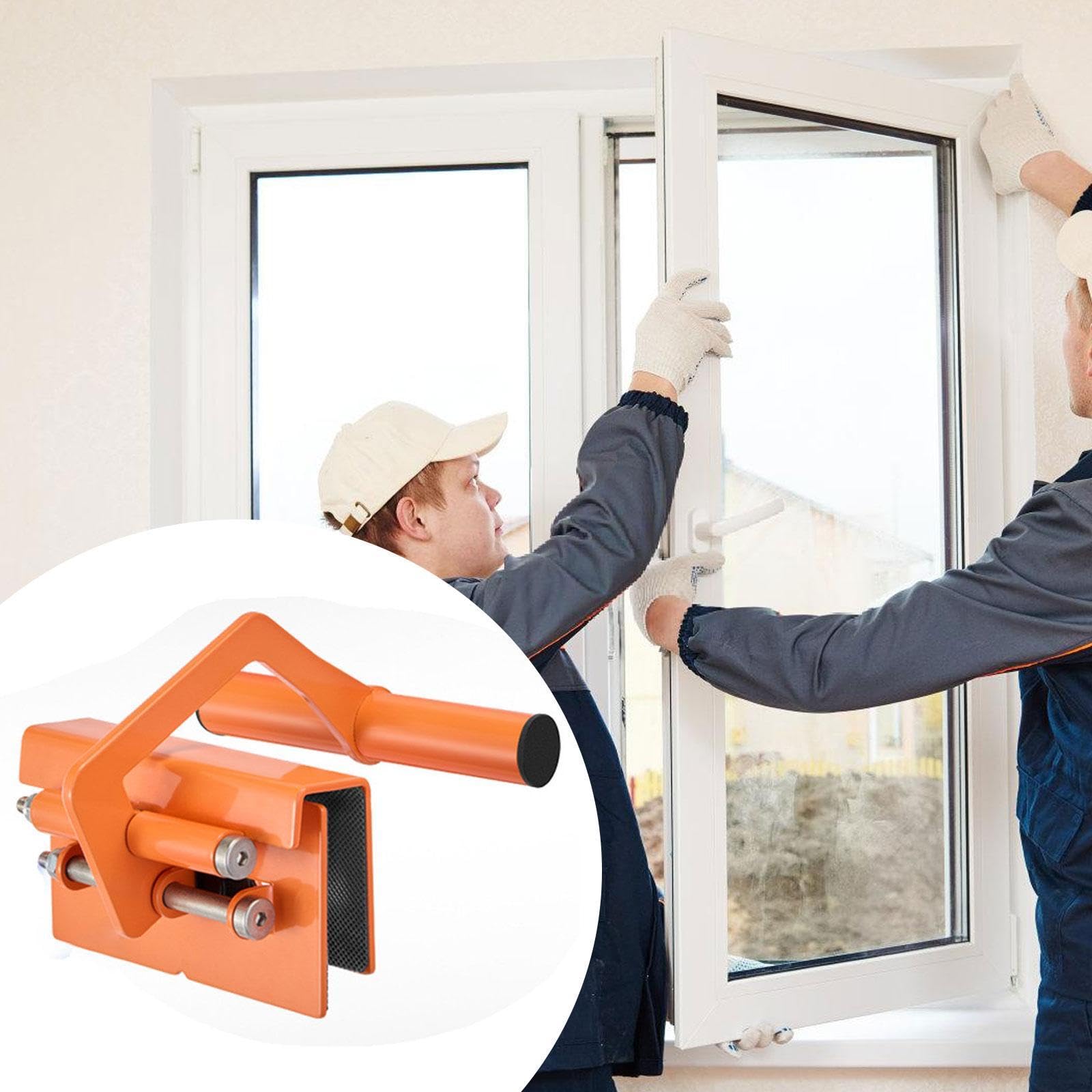 Pince en acier inoxydable à mâchoire ajustable, capacité de 115 kg, poignée antidérapante, adaptée au bois, au ciment, à la pierre, idéale pour l'installation de portes et de fenêtres.