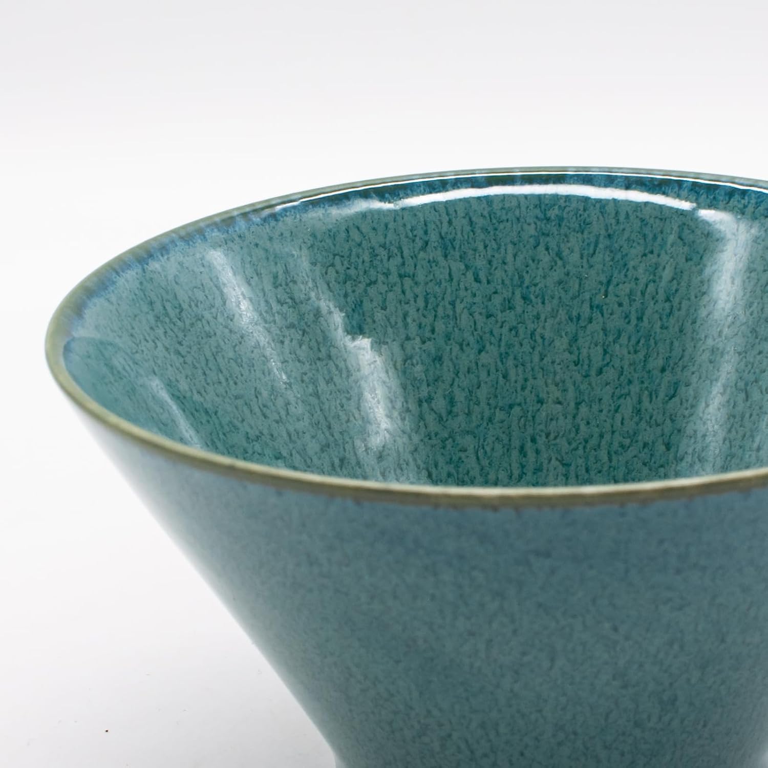 aito Seisakusho 517316 Natural Color Rice Bowl, Dish, Large, Diameter Approx. 5.1 x Depth 2.8 inches (13 x 7 cm), Green, Mino Ware, Rice, Salad Bowl, Stylish, Dishwasher Safe, Microwave Safe, Made in