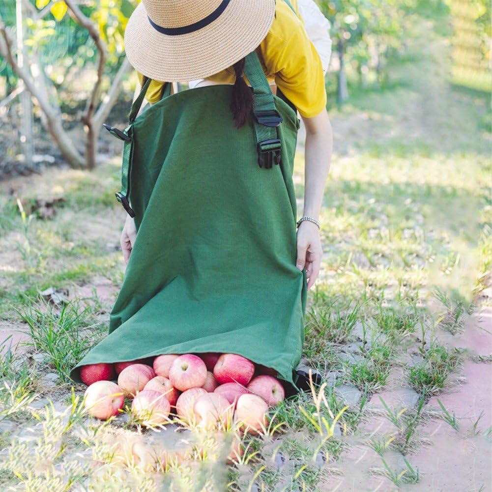 Sac de cueillette de Fruits, Tablier de récolte pour Jardin, Sac de cueillette de légumes réglable, Pochette de récolte, Sac de cueillette en Toile pour jardiniers de Champignons