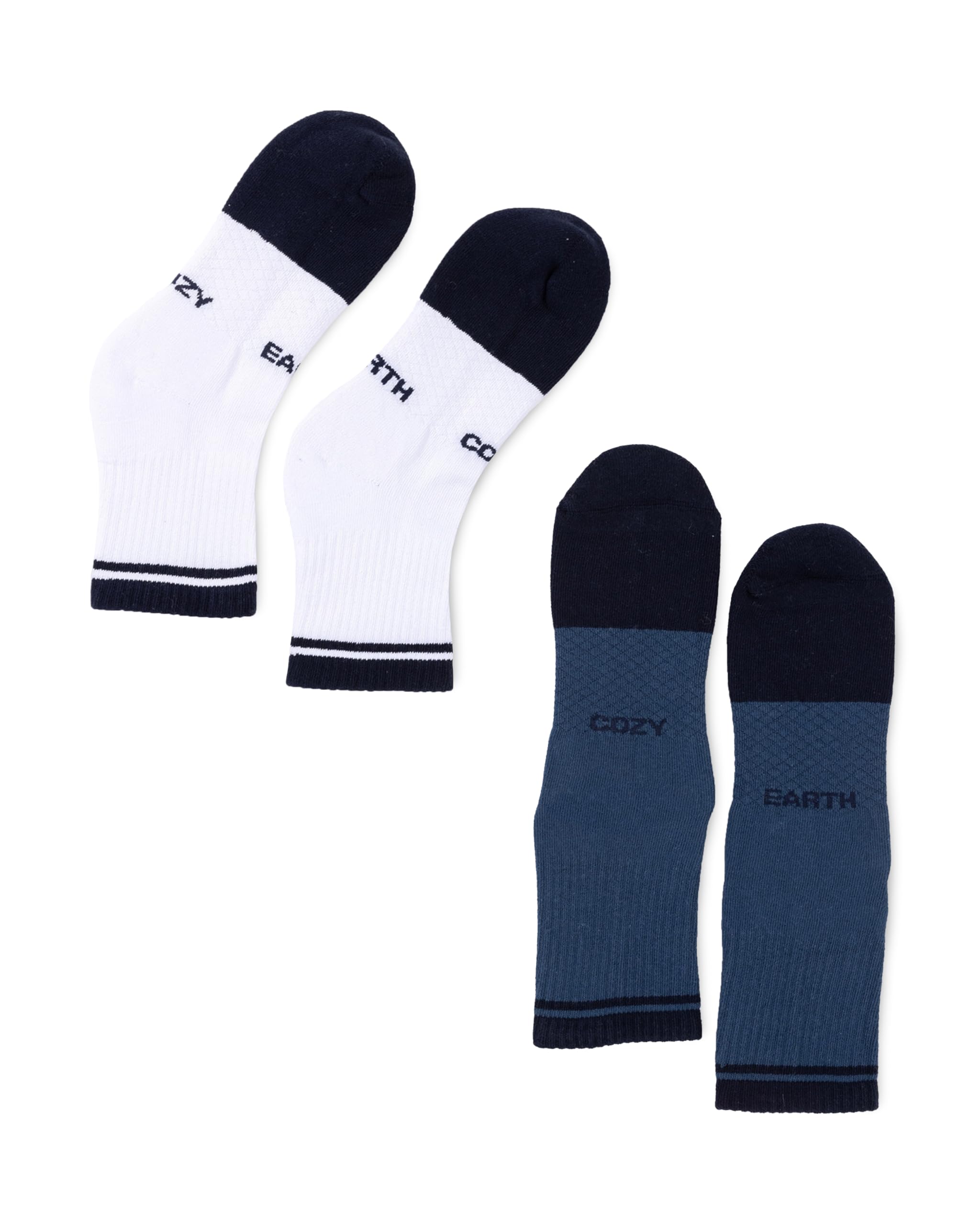 Cozy Earth Essential Quarter Socks for Women and Men