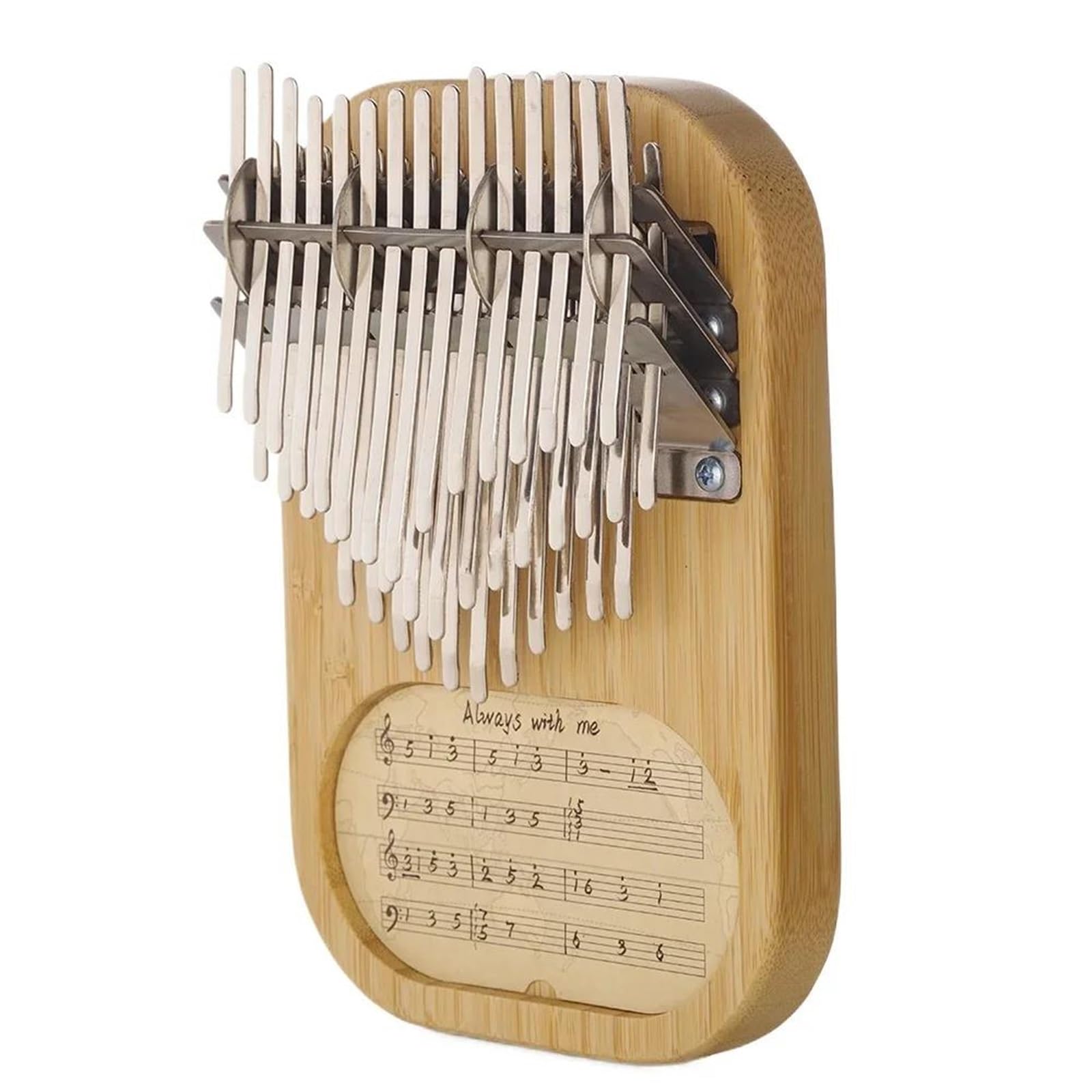 Kalimba Instrument Kalimba 41 Tasten B/C Note Tragbares Daumenklavier Professionelles Kalimba-Tastaturinstrument Mit Zubehör(C Note)