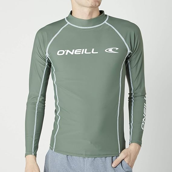 Amazon Oneill オニール メンズ 長袖 ラッシュガード ハイネック Upf50 Onl L Kha O Neill オニール スポーツ アウトドア