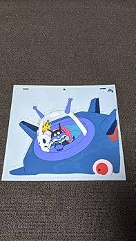 アンパンマンのセル画　SLマンとフラッペちゃん　長いセル画 アンパンマンのセル画 SLマンとフラッペちゃん 長いセル画