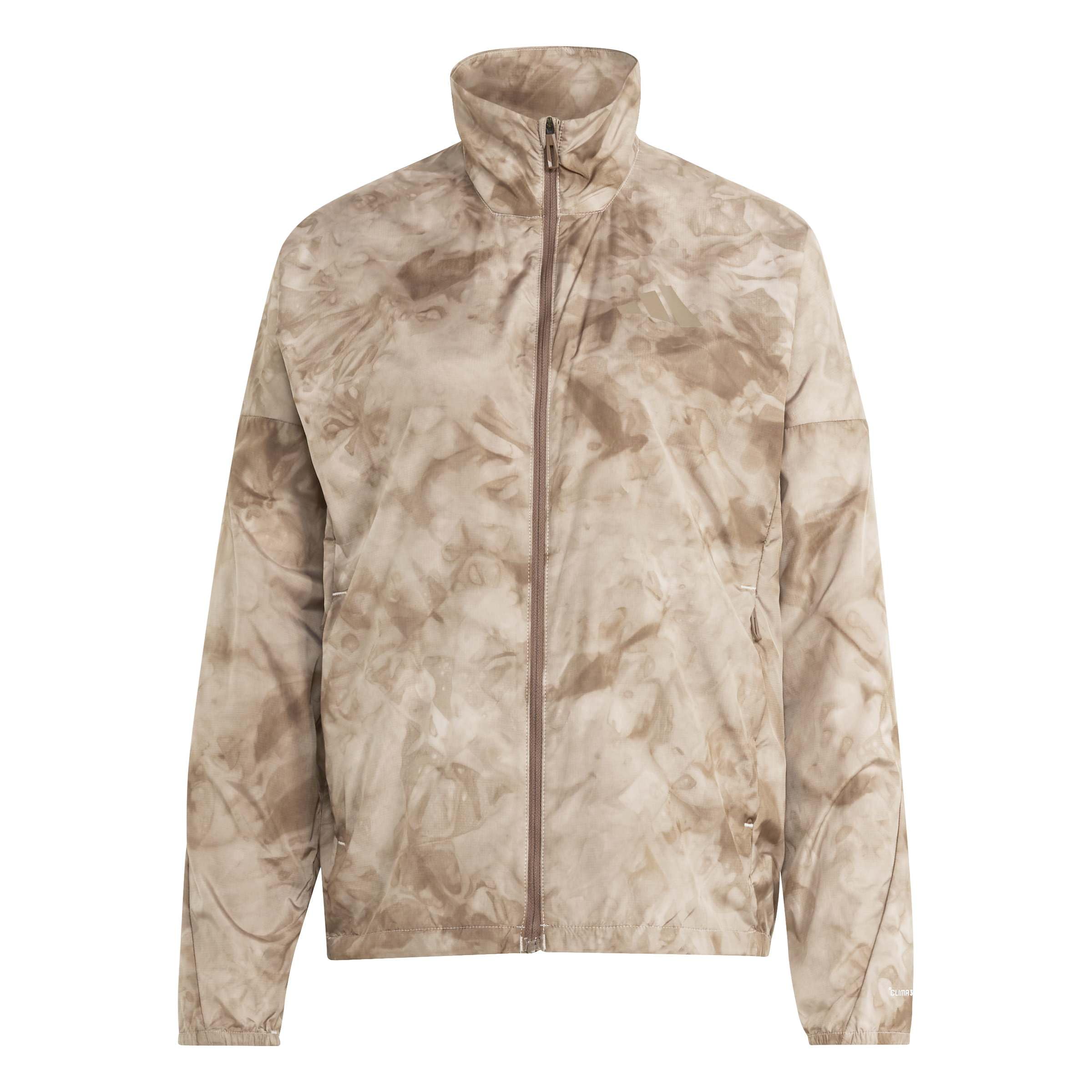 adidas Terrex Womens Trail Running Printed Windbreaker, Brown, Size Xl, Women
