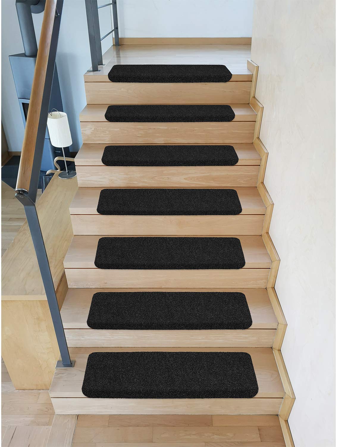 Kettelservice-Metzker Stufenmatten Ramon in verschiedenen Set Varianten | Rechteckig | 65x24x3,5cm | Anthrazit 18 Stück