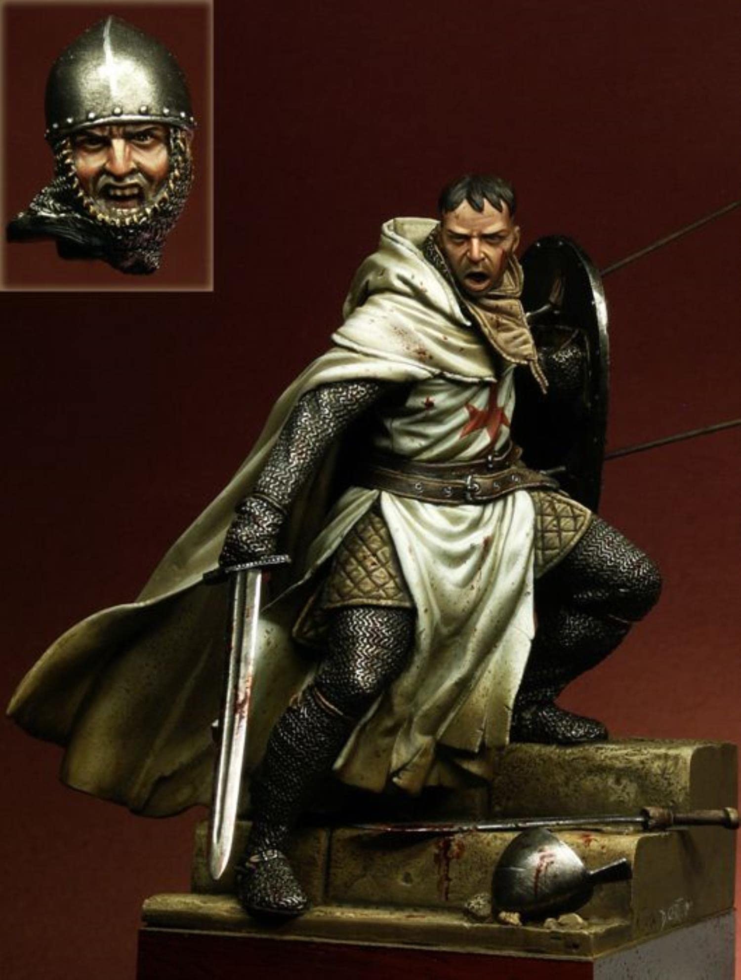 CRAZE 1/18 90mm Bataille De Rue Ancienne Avec Jouet Mural Kit De Modèle