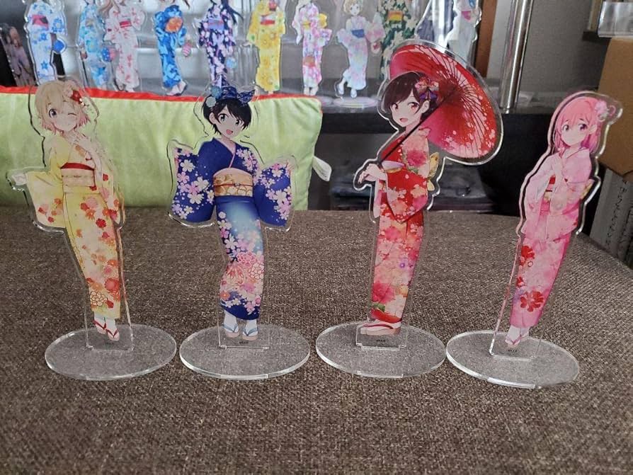 見事な 彼女お借りします 着物 アクリルスタンド 全種 キャラクター