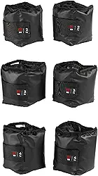 Kit Par Caneleiras Peso 2kg + 3kg + 4kg Tornozeleira de Peso Treine em Casa Academia Pilates Fisioterapia Treino Funcional Crossfit