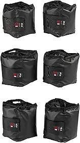 Kit Par Caneleiras Peso 2kg + 3kg + 4kg Tornozeleira de Peso Treine em Casa Academia Pilates Fisioterapia Treino Funcional Crossfit
