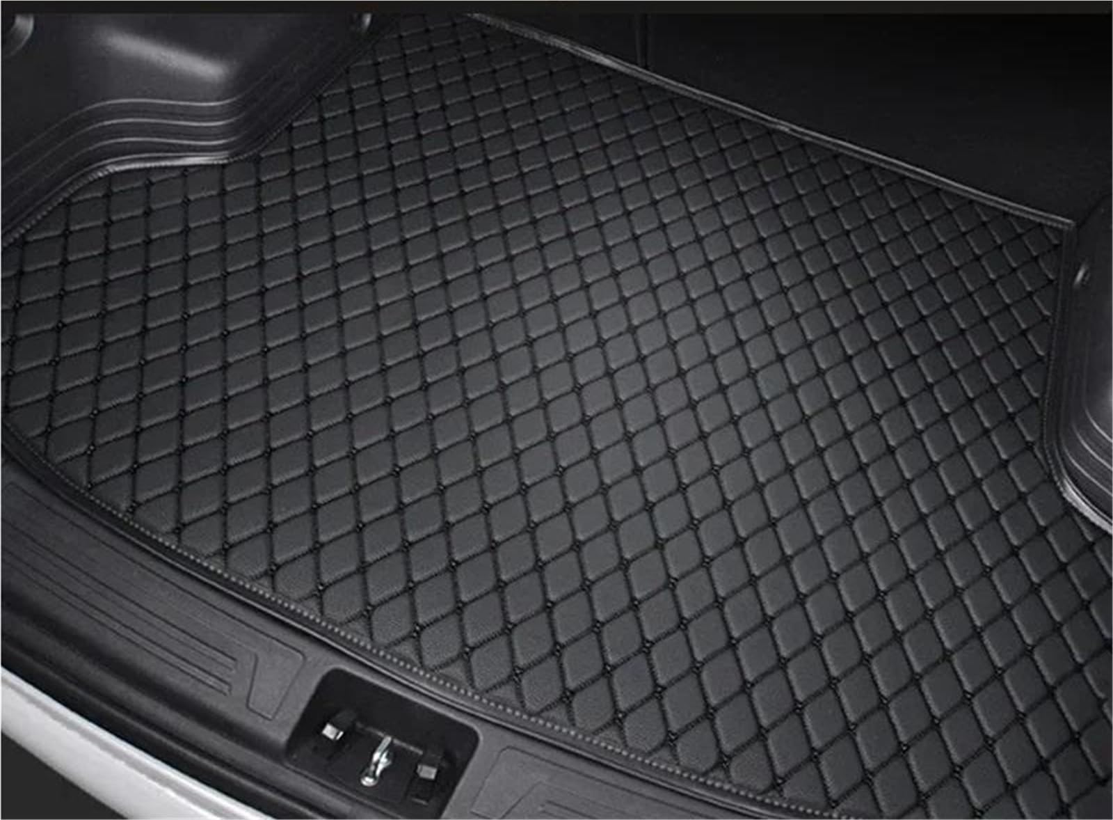 Car Boot Liners Car Trunk Mats For Mazda For CX-9 For CX9 2007-2015 Vehicles Cargo Liner Carpets Interior Accessories Car Boot Liner Protector(Black with black)