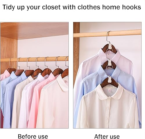Miniatura 3 de 120 ganchos para colgar ropa para colgar ropa, gruesos, carga de 30 libras, utilizados en ahorros de espacio de armario y armarios organizadores
