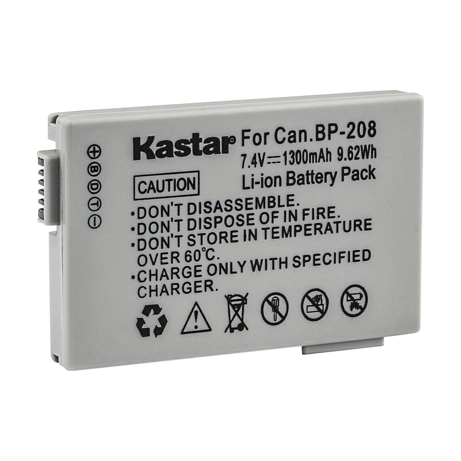 Amazon.com : Kastar 1-Pack Battery Replacement for Canon BP-208 BP