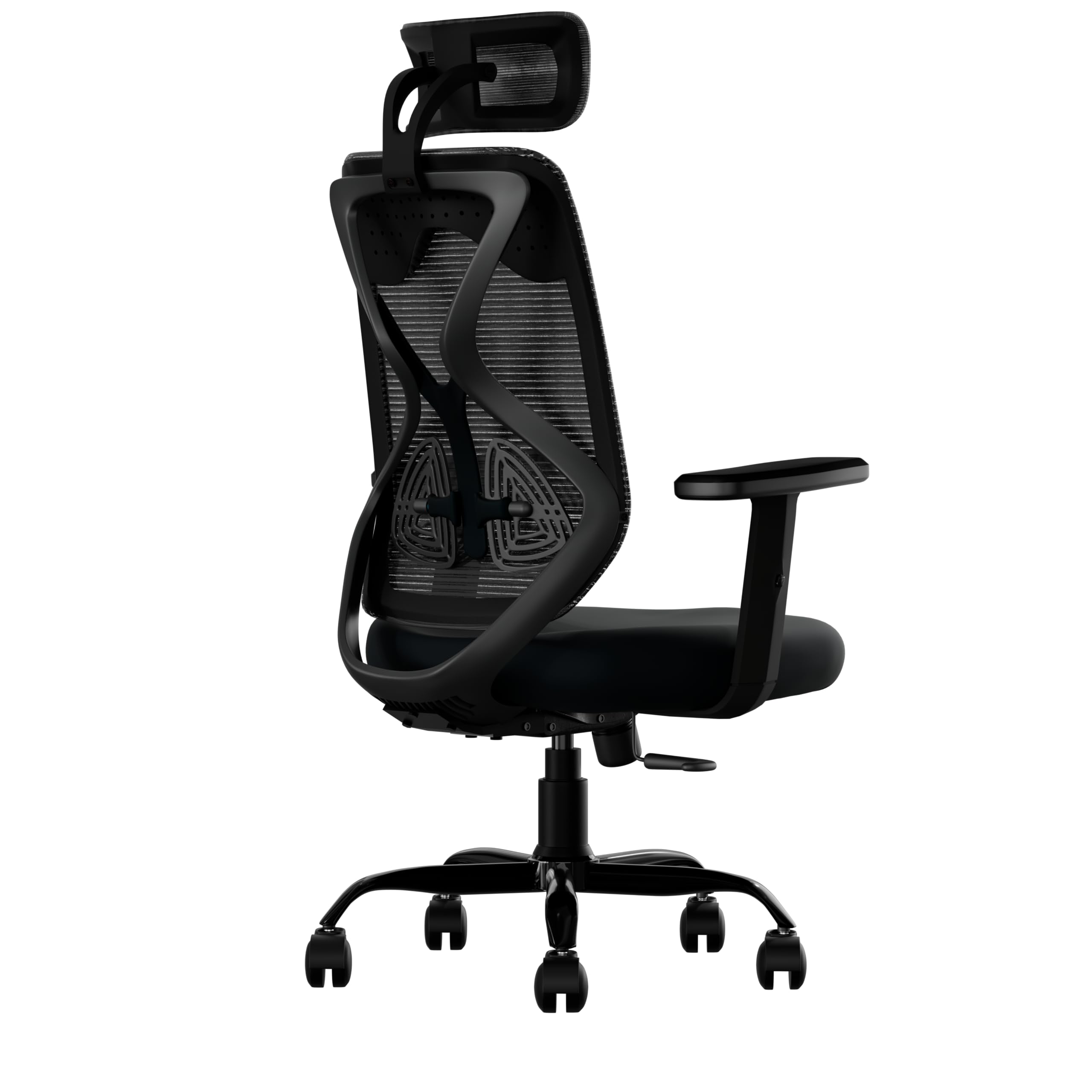 CELLBELL C190 Berlin Office Chair, High Back Mesh Ergonomic Home Office Desk Chair (Black)